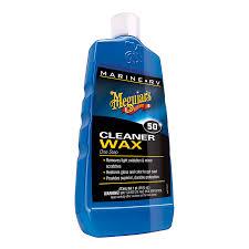 Однокроковий очисний віск для човнів — Meguiar`s Marine/RV One Step Cleaner Wax Liquid 473 мл. (M5016)