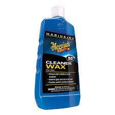 Однокроковий очисний віск для човнів — Meguiar`s Marine/RV One Step Cleaner Wax Liquid 473 мл. (M5016), фото 2