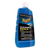 Одношаговый очищающий воск для лодок - Meguiar`s Marine/RV One Step Cleaner Wax Liquid 473 мл. (M5016)