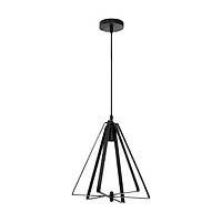 Світильник підвісний Horoz Electric MAXWELL E27 чорний