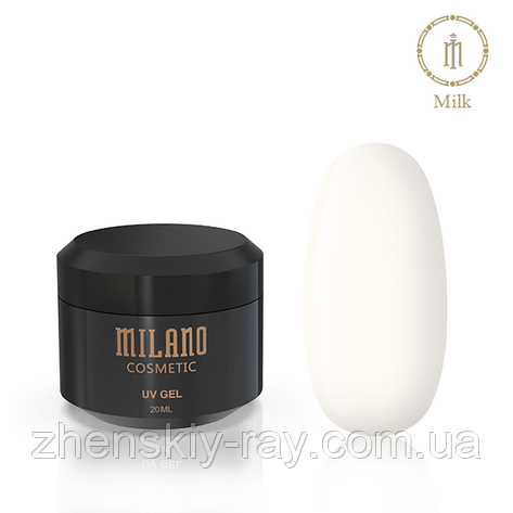 Гель для нарощуючи Milano Milk, 50 мл, фото 1