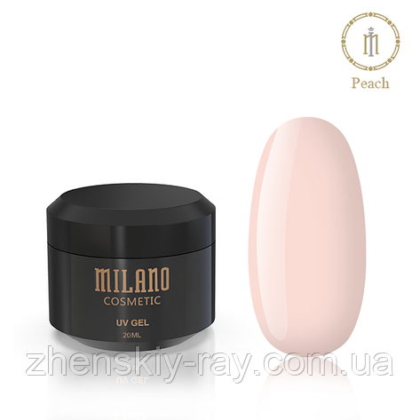 Гель для нарощування Milano Peach, 30 мл, фото 1