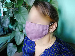 Захисна маска для обличчя, Багаторазова, двошарова