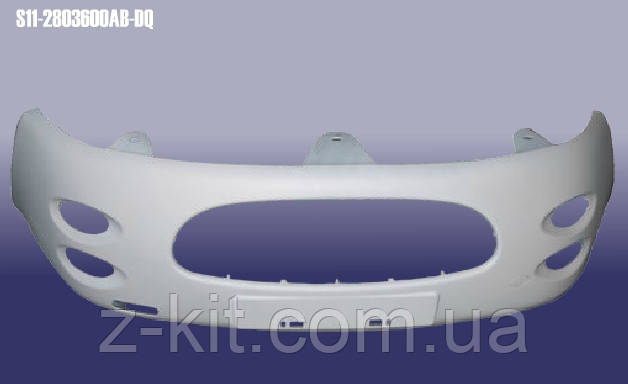 Бампер передній CHERY QQ, S11 (ав), S11-2803600AB