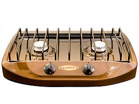 Плита кухонна, настільна Гефест (дві газові конфорки)