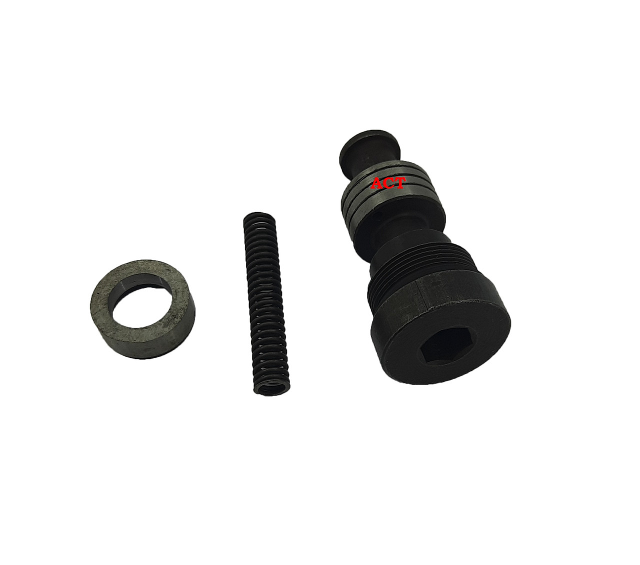 Клапан МР-80 гідророзподільника МР-80 перепускний у зборі (із сідлом, пружинкою)