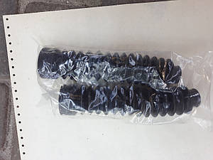 Гофри вилки Ø25/40 чорні універсальні на GY6 50c