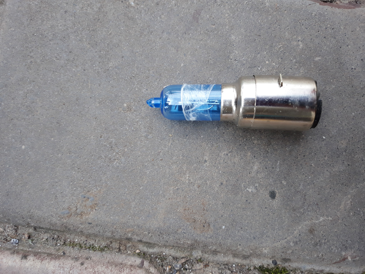 Лампа фари синя 12 V 35 ⁇ 35 для GY6 50c