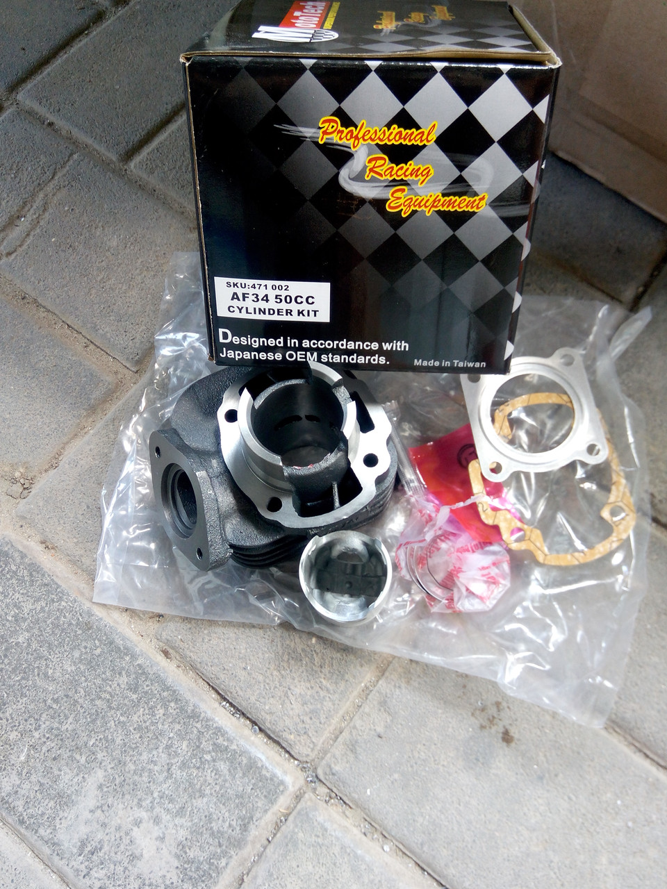 Поршнева Ø40 на скутер Honda Dio AF 34,35 Mototech Тайвань, фото 1