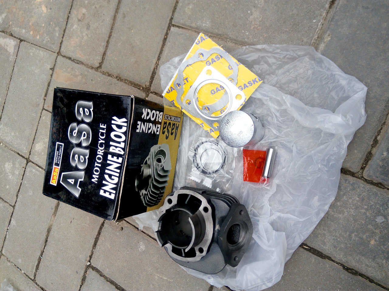 Поршнева Ø 43 для скутера Honda Tact 30,31, фото 1