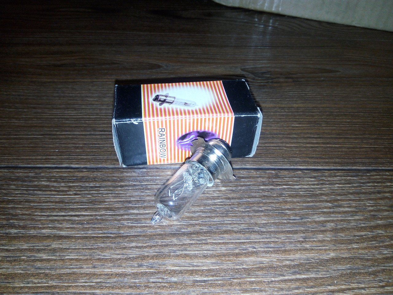 Лампа фари 3 вуса біла для скутера Honda Dio AF 27,28, фото 1