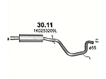 Глушник Фольксваген Джетта (Volkswagen Jetta) 1.6 D 79-84 (30.11) Чернівці (Sks)