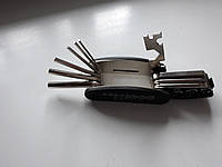 Набор инструмента раскладной (шестигранники 2-6мм, 2 отвертки, 3 головки + семейный ключ) XINYU