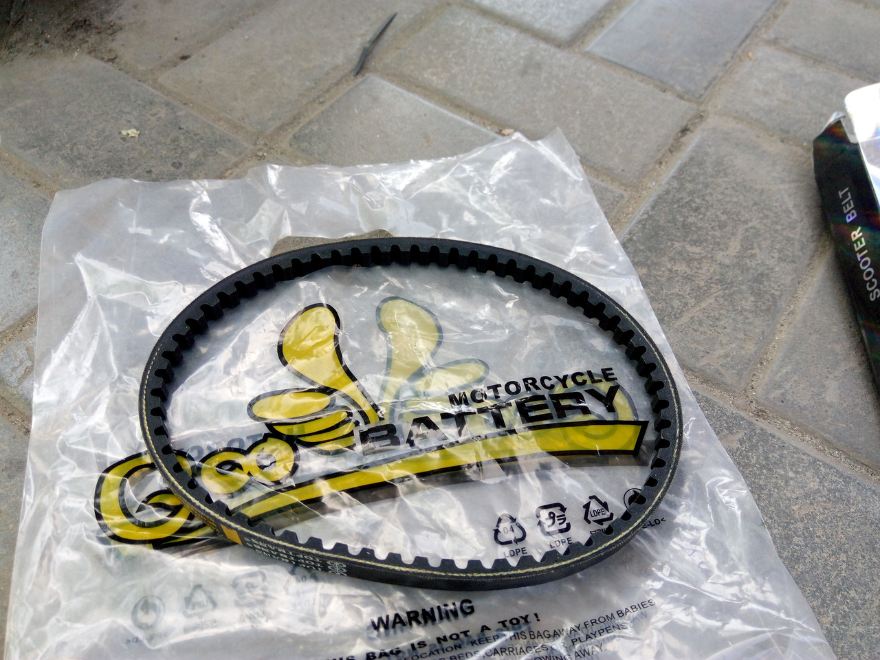 Ремінь варіатора 650х15.5 Toptrans для скутера Honda Dio18, фото 1