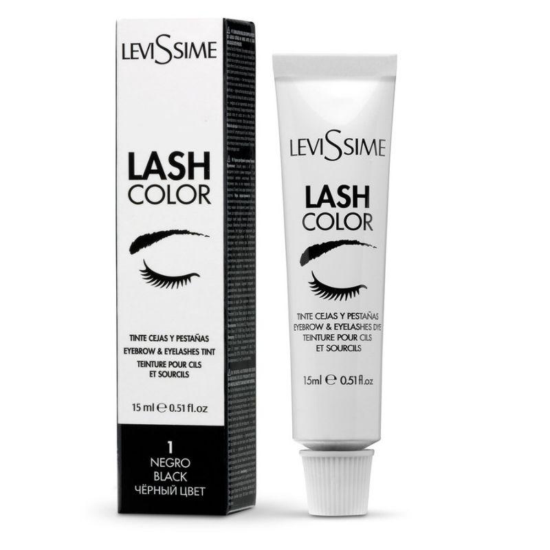 Фарба Levissime Lash Color чорна для вій 15 мл