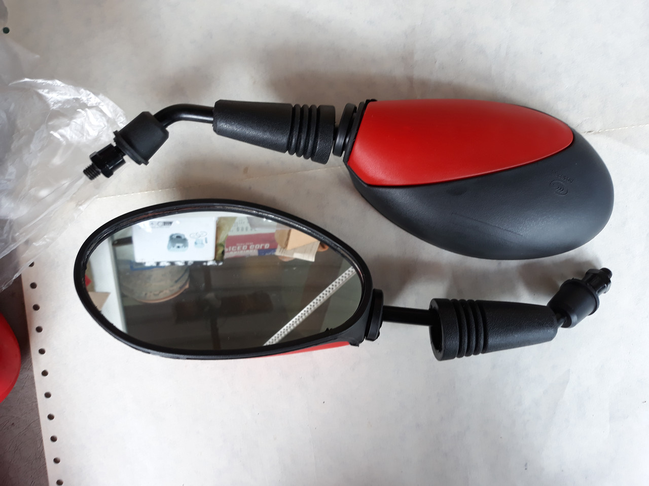 Дзеркала Grand Prix для GY6 50cc китаець червоний