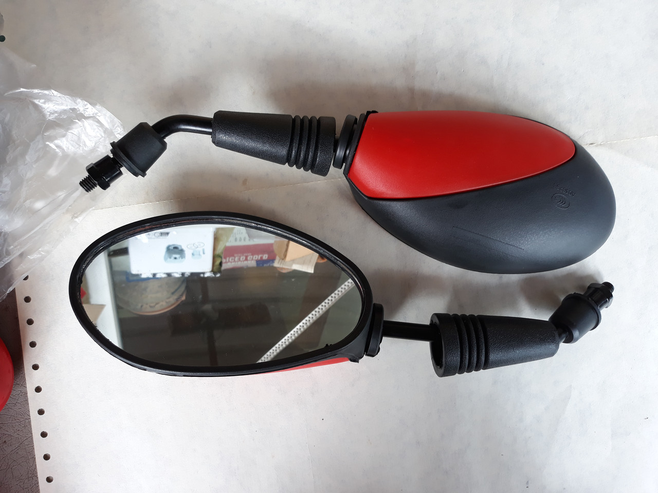 Дзеркала Grand Prix для GY6 100cc китаець червоний