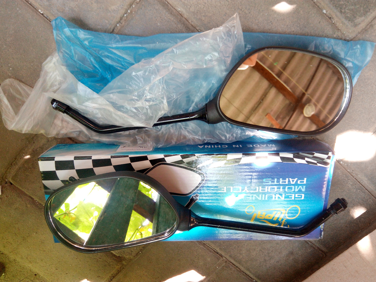 Зеркала Ø10 для скутера Honda Dio AF 18, фото 1