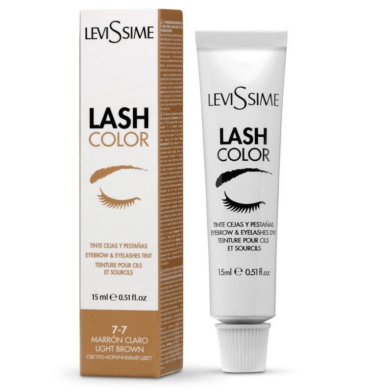 Фарба Levissime Lash Color світло-коричнева для вій 15 мл