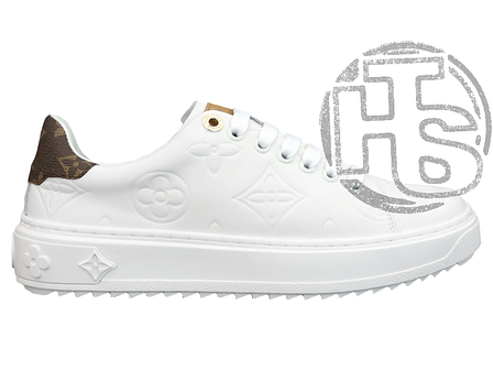 Жіночі кросівки Louis Vuitton Time Out Sneaker White 1A87OS, фото 2