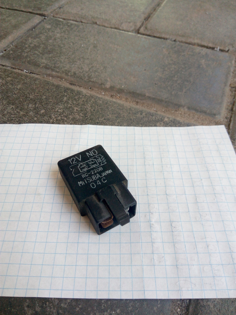 Реле електростатора для скутера Honda Dio AF 27,28 б/у розбір, фото 1