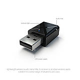USB Bluetooth 5,0 передатчик для ТВ і аудіо техніки 3.5 Вхід AUX, фото 2