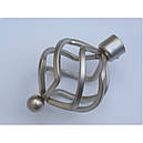 Карниз для штор подвійний (колір сатин) 16мм, фото 6