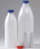 Пляшка пластикова для молока ПЕТ 0.9 — 1 л, фото 2