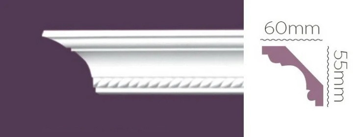 Карниз Home Decor 1122 (55x60)мм