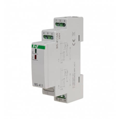 Імпульсне Реле BIS-411M-LED 16A (160 A/20 мс) 165÷265 AC F&F, фото 1