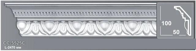 Карниз Perimeter CC5525C (100x50)мм