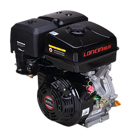 Двигун бензиновий Loncin G420FD (13 л.с., електростартер, вал 25 мм, шпонка)