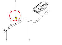 Подвеска-Кронштейн крепления глушителя на Рено Дастер 1.5dCi начиная с 2011 г.в - FISCHER (Польша) 223-935
