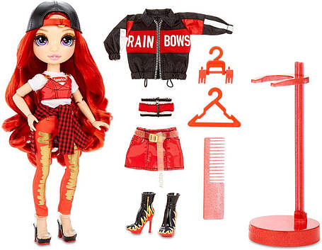 Лялька Мосту Хай Рубі Андерсон Червона Rainbow Surprise Лялька Rainbow High Ruby Anderson Red, фото 2