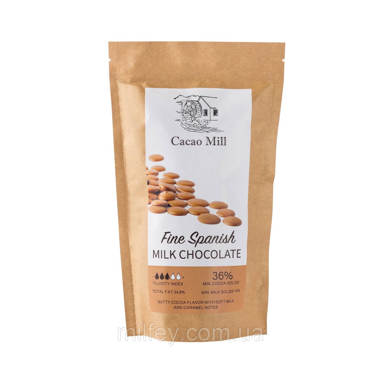 Молочний шоколад 36% Natra Cacao 400 г