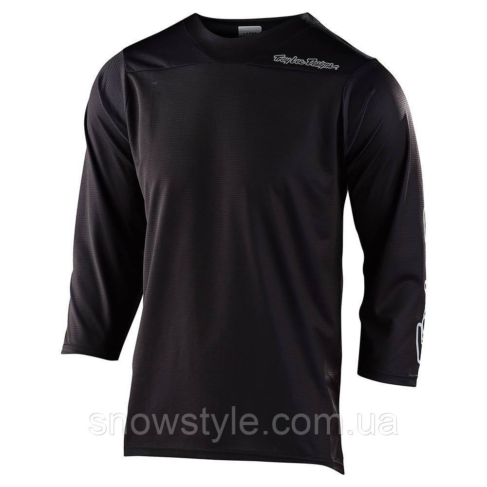 Велофутболка Troy Lee Designs Ruckus 3/4 Sleeve Jersey Men's Block Black Small, фото 1