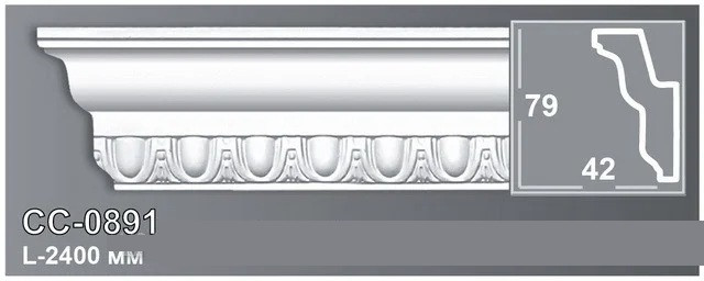 Карниз Perimeter CC0891 (79x42)мм
