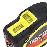 Лазерний рівень Laser Level tape measure pro LV-07 з рулеткою 7,5 м, фото 7