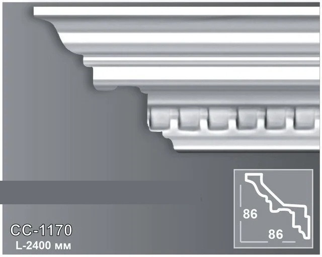 Карниз Perimeter CC1170 (86x80)мм