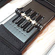 Підтримка колінного суглоба Колінні стабілізатори Фіксатор Power Knees Defender 2 шт чорні (Справжні фото), фото 2