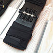 Підтримка колінного суглоба Колінні стабілізатори Фіксатор Power Knees Defender 2 шт чорні (Справжні фото), фото 3
