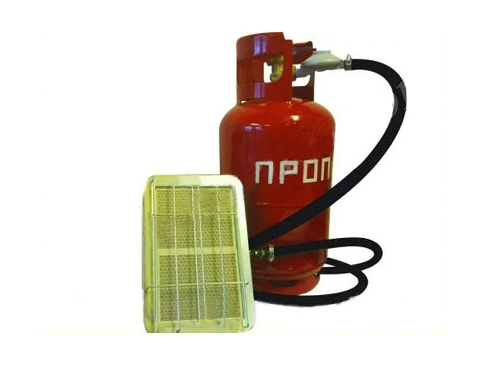 Газовий нагрівач із керамічним випромінювачем 2,9 кВт + балон 12 л