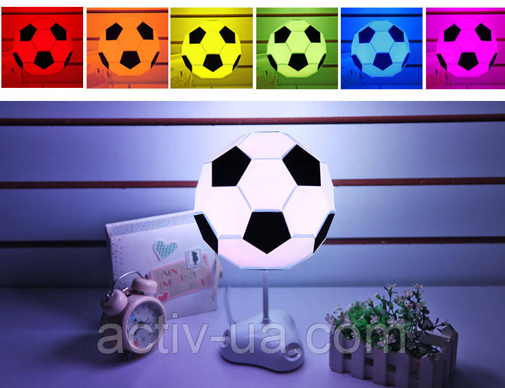 Настільний світильник-конструктор у вигляді футбольного м'яча SD357