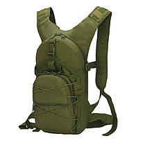 Рюкзак AOKALI Outdoor B10 9L Green з кишенями на блискавці та страхувальними ремінцями, фото 3