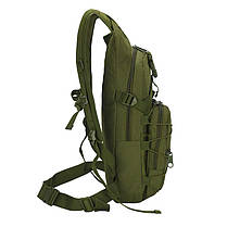 Рюкзак AOKALI Outdoor B10 9L Green з кишенями на блискавці та страхувальними ремінцями, фото 4