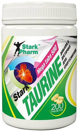 Taurine 500 мг Stark Pharm 200 tabs, фото 1