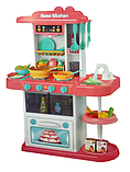 Дитяча ігрова Кухня з водою 889-153-154 Розмір 72-24-52 см, плита, посуд, продукти, фото 2