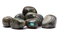 Натуральный камень галтовка крошка Лабрадор скол 16-25 мм (25 грамм, 2 шт). Камінь Лабрадор крихта натуральний