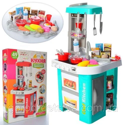 Дитячий ігровий набір дитяча кухня 922-48 з водою (висота 72,5 см), фото 1