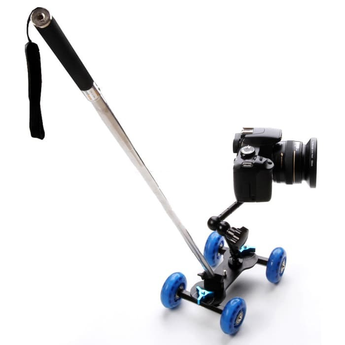 Візок для відеознімання, глайдтрек AccPro ST-07 Dolly Kit Skater black для знімання відео, Мінівізок